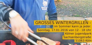 Großes Wintergrillen im Rheinpark für den guten Zweck am 17.01.2016 in Köln copyright: Islamic Relief Deutschland