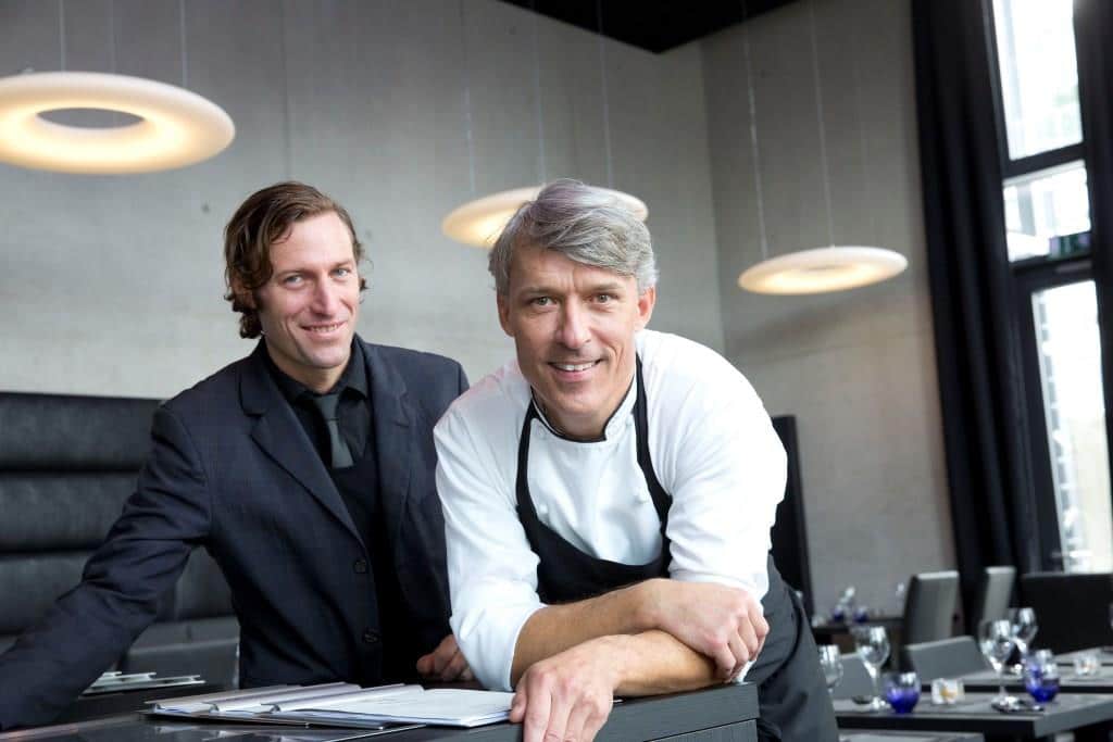 Küchenchef Jörg Bernshausen und Restaurantleiter Daniel Dowhan sind die kreativen Köpfe im BU 1. copyright: Restaurant BU 1