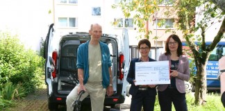 Toyota Mitarbeiter spenden Fahrräder für gemeinnütziges Projekt copyright: Toyota Deutschland GmbH