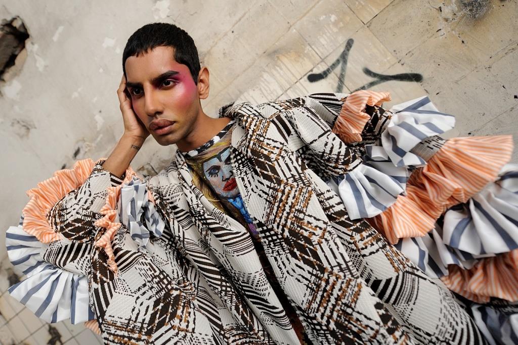 Internationale Trends der alternativen Mode - Look für Tata Christiane - copyright: Berlin Alternative Fashion Week / Michael Wittig, Berlin 2017