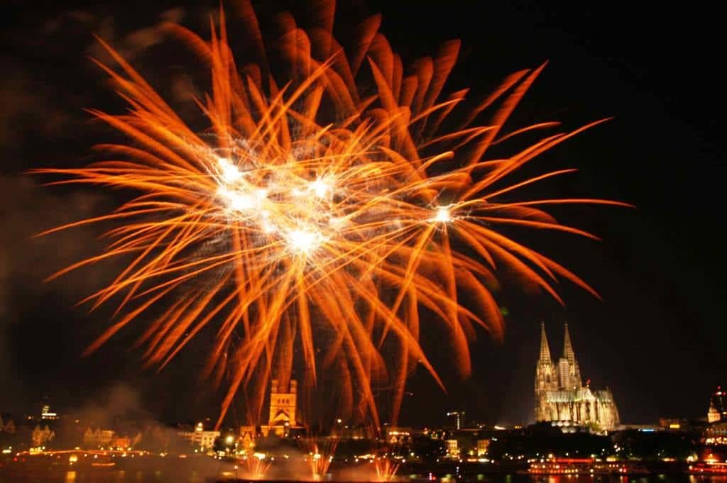 Beste Sicht auf das Feuerwerk in Köln copyright: Veranstaltungsbüro Werner Nolden