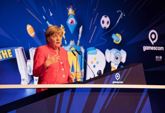 Erstmals wurde die gamescom durch Bundeskanzlerin Dr. Angela Merkel eröffnet. - copyright: CityNEWS / Alex Weis