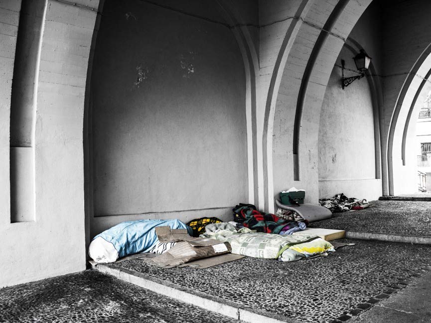 Obdachlosen soll ein zusätzlicher Schutz vor Kälte und Nässe ermöglicht werden. copyright: pixabay.com