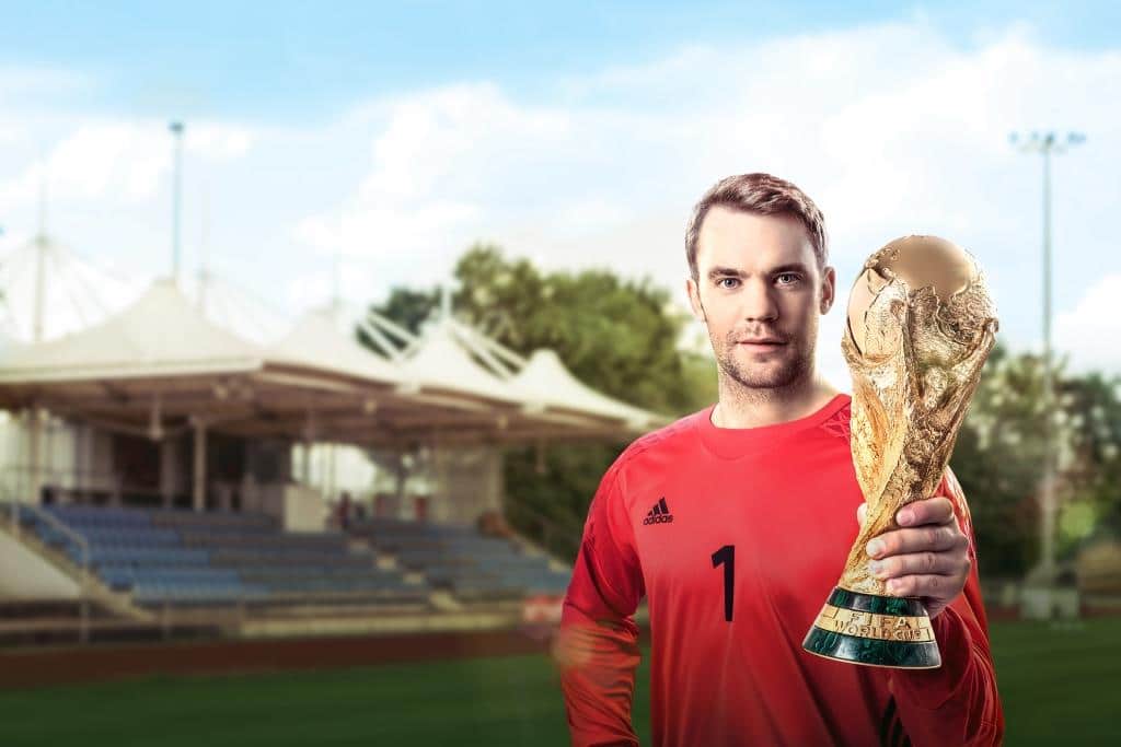 Im Rahmen der FIFA World Cup Trophy Tour macht der FIFA WM-Pokal für die kommenden zwei Tage Station im Land des amtierenden Fußballweltmeisters. copyright: Coca-Cola