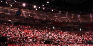 Über 6.000 Mitglieder besuchten die Mitgliederversammlung 2018 des 1. FC Köln in der LANXESS arena. copyright: CityNEWS / Heribert Eiden