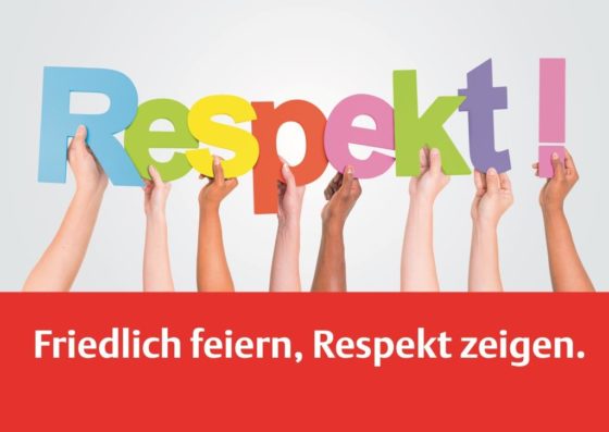 Respekt-Kampagne wird fortgesetzt copyright: Stadt Köln