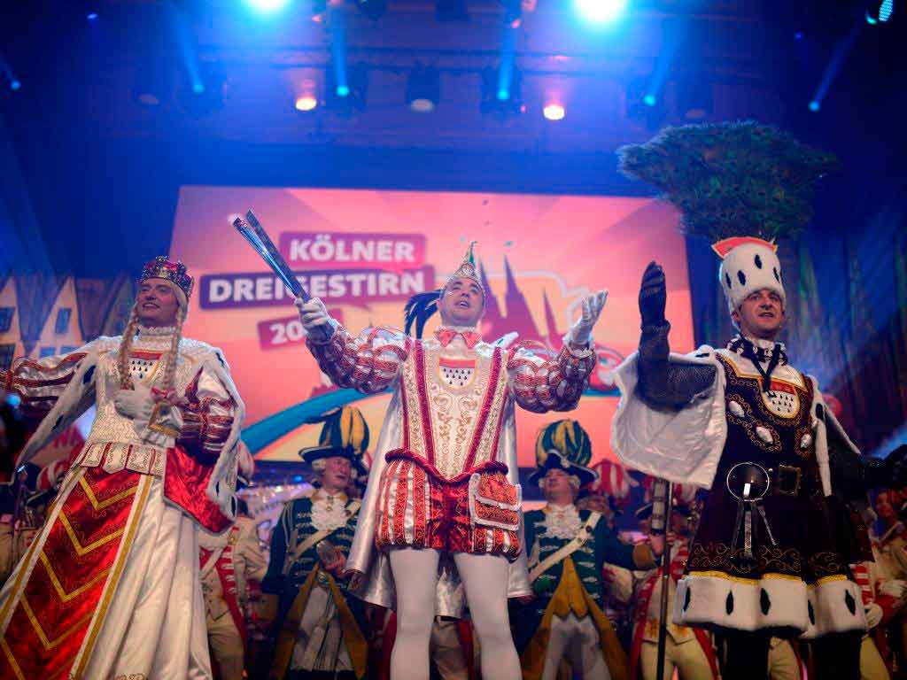 Die Proklamation des Dreigestirns gehört in Köln zu den Höhepunkten im Kölner Karneval. copyright: Kölner Karneval / Costa Belibasakis