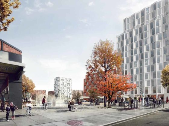 In dem neuen Veedel sollen Grün- und Freiflächen mit Aufenthaltsqualität integriert werden. copyright: moderne stadt, Köln / Cobe Architect