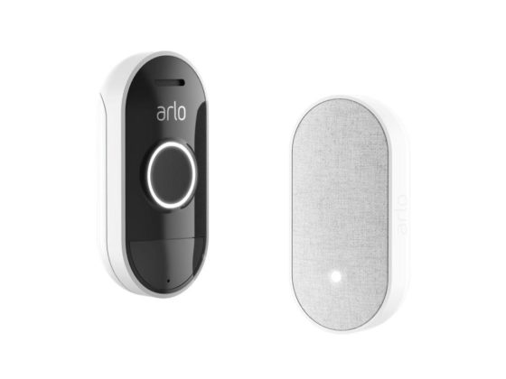 Noch mehr Komfort und Sicherheit im Smart Home bietet die intelligente Türklingel Audio Doorbell und die Erweiterung Chime. copyright: Arlo