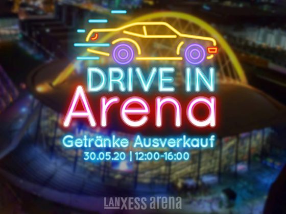 Per Drive-In Getränke und Co. in der Kölner LANXESS arena kaufen copyright: ARENA Management GmbH