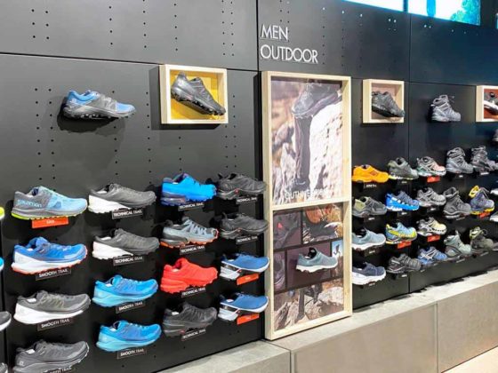 Zum Service des neuen Salomon-Stores in Köln gehört auch eine Laufband-Analyse, um für die Kunden den perfekten Schuh zu finden. copyright: Salomon
