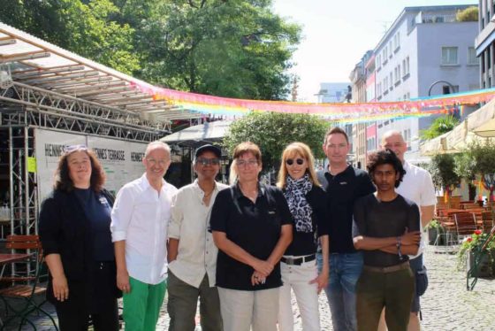 Der Vorstand des Kölner Lebsen- und Schwulen Tag. e.V. (KLuST) stellte auf einer Pressekonferenz am 06.08.2020 seine Pläne für den ColognePride und CSD in Köln vor. copyright: CityNEWS