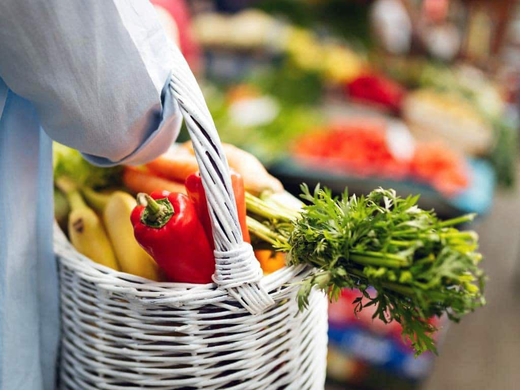 Lose Lebensmittel und mehr auf Wochenmärkten