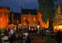 Weihnachtsmarkt auf Schloss Paffendorf in Bergheim öffnet zum 1. Advent