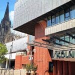 Drei Standorte der Via Culturalis auf einen Blick: Der Kölner Dom, das Museum Ludwig und die Kölner Philharmonie